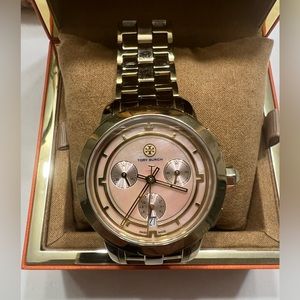 Gold tone Tory Burch watch